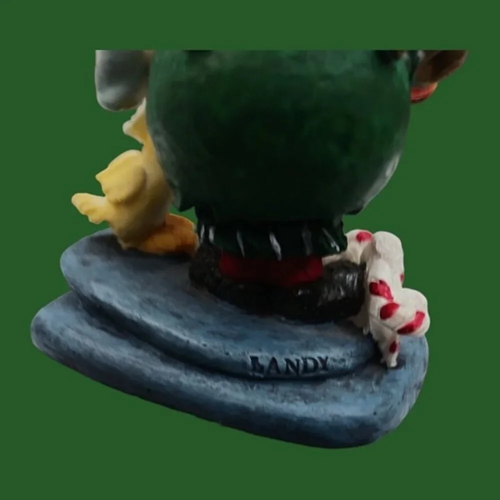 Santa claus figurine with gift and duck